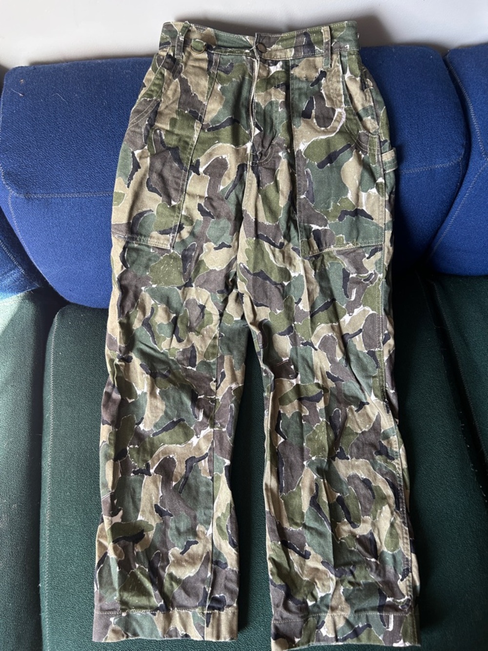 SUK workwear construction cargo pants camo